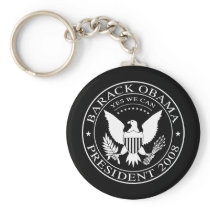Barack Obama Presidential Seal 2008 Keychain