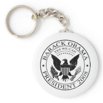 Barack Obama Presidential Seal 2008 Keychain