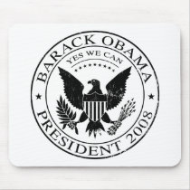 Barack Obama Presidential Seal 2008 Mousepad