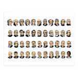 Barack Obama - Présidents des États-Unis Carte Postale