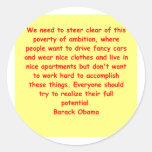 barack obama quote sticker