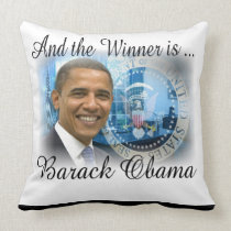 Barack Obama Re-election as Presidentt of the USA pillows