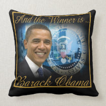 Barack Obama Re-election as Presidentt of the USA pillows