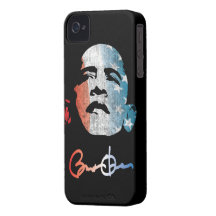Barack Obama Red White And Blue 2012 iPhone 4 Case