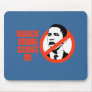 BARACK OBAMA SCARES ME / ANTI-OBAMA T-SHIRT MOUSE MAT