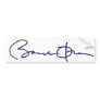 Barack Obama Signature Bumper Stickers