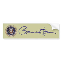 Barack Obama Signature Bumper Sticker