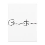 Barack Obama Signature postcards