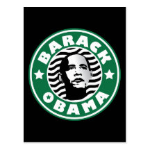 Barack Obama Star Caffeine Post Cards