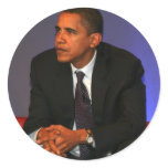 Barack Obama Round Sticker