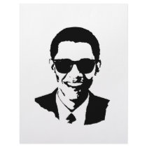 Barack Obama Sunglasses Letterhead Design