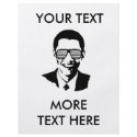 Barack Obama Sunglasses Stripes flyers