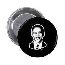 BARACK OBAMA T-SHIRT BUTTONS