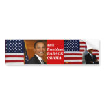 BARACK OBAMA-The 44thPresident_ Bumper Sticker bumper stickers