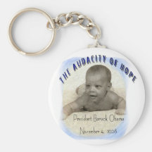 BARACK OBAMA: THE AUDACITY OF HOPE KEYCHAIN