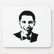 Barack Obama Tuxedo Mouse Pads
