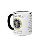 Barack Obama with Jack Kennedy - Ringer Mug
