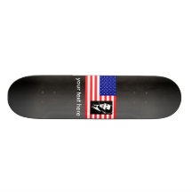 Barack Obama, your text here skateboard