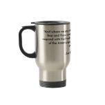 Barack Obama's "Yes We Can" Speech Travel Coffee Mug