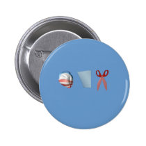 BARACK PAPER SCISSORS buttons