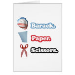 Barack. Paper. Scissors Card