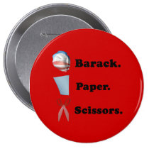 Barack. Paper. Scissors buttons