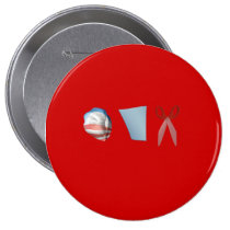 BARACK PAPER SCISSORS buttons