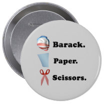 Barack. Paper. Scissors buttons