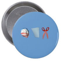 BARACK PAPER SCISSORS buttons