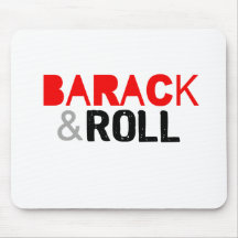Barack & Roll T-shirt Mouse Pads