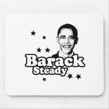 Barack Steady T-shirt Mouse Pads