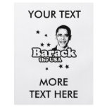 Barack the USA T-shirt flyers