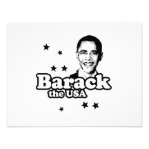 Barack the USA T-shirt Personalized Invite