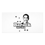 Barack the USA T-shirt Photo Card Template