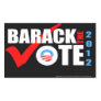Barack The Vote 2012 Sticker with Vertical Year
