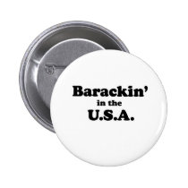 BARACKIN' THE USA buttons