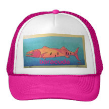baracuda girl trucker hat