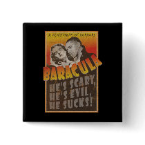 Baracula - Barack Obama Movie Poster Pinback Buttons