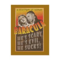 Baracula - Barack Obama Movie Poster Post Cards