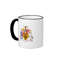 Barbados Coat of Arms Coffee Mugs