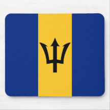 Barbados Flag Mousepad
