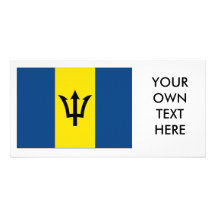 Barbados Flag Photo Cards