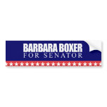 Barbara Boxer for Senator 2010 Bumper Sticker