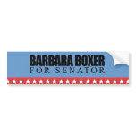 Barbara Boxer for Senator Bumper Stickers