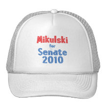 Barbara Mikulski for Senate 2010 Star Design Mesh Hats