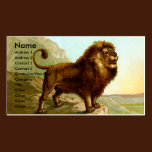 Barbary Lion Business Card business cards