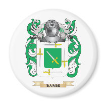 Barbe Coat of Arms (Family Crest) Magnets