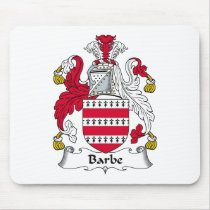 Barbe Family Crest Mouse Mats