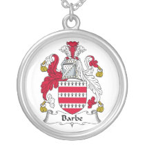 Barbe Family Crest Custom Necklace