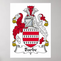 Barbe Family Crest Print